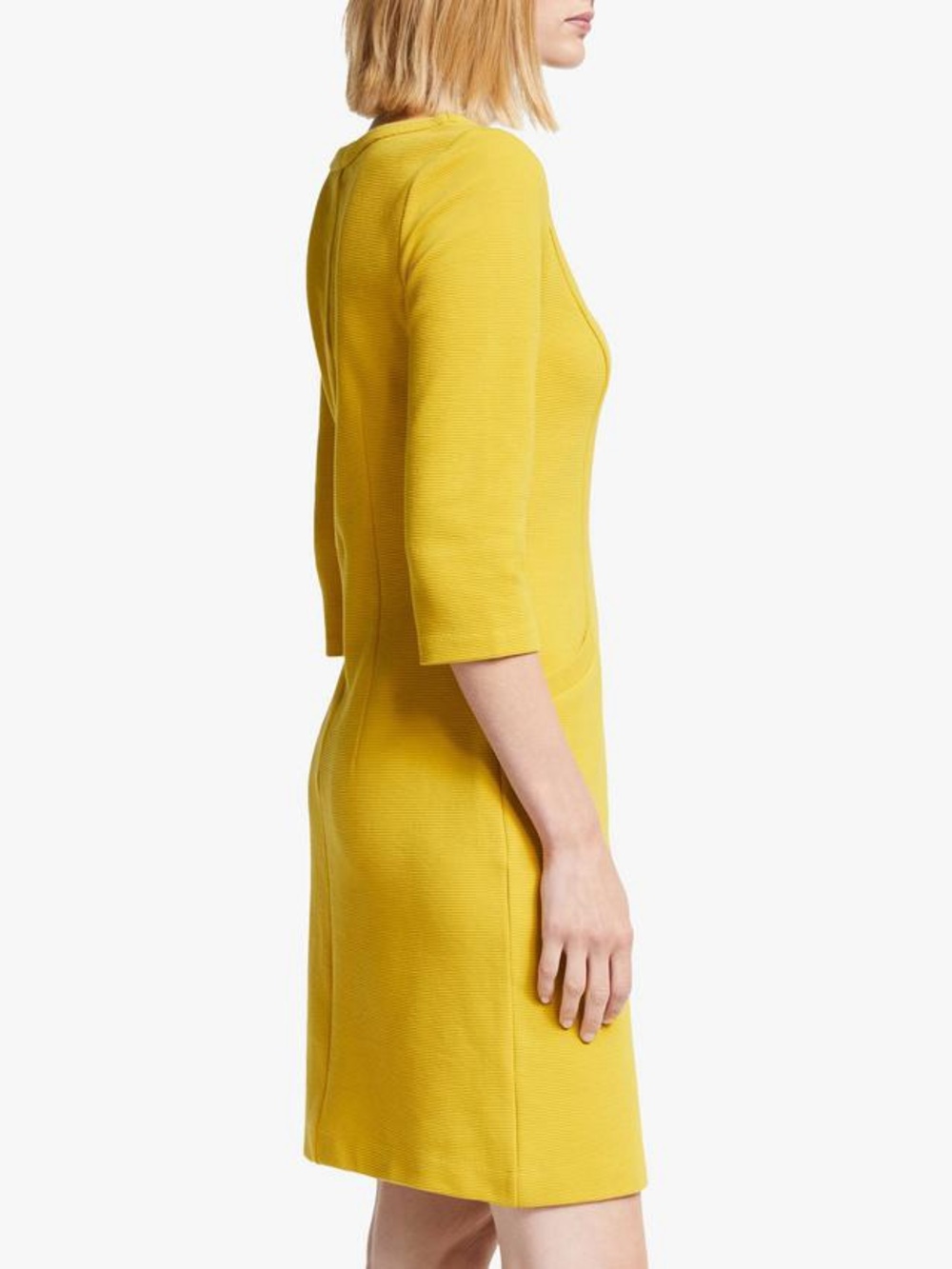 Boden Jasmine Ottoman Dress, Saffron 10L - Picture 6 of 11